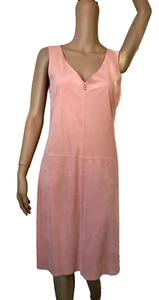MAX STUDIO WILDLEDER KLEID BLUSH FARBE NEU WUNDERSCHÖN GR. M USA Made Neu ohne Etikett so sexy chic - Bild 1 von 9