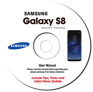 Samsung Galaxy S8-S8 Plus (SM-G955F-SM-G955FD) Bedienungsanleitung Handbuch CD - METRO PCS - Bild 1 von 12