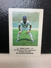 1984 Milwaukee Brewers Police Department Issued Baseball Cards! You Choose/Pick!