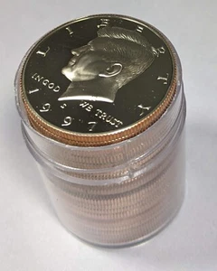 Qty (20) Roll of 1997-S Proof Kennedy Half Dollar 50c - Picture 1 of 4