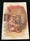Vintage Victorian Trade Card Domestic Sewing Machine, Children Toy Doll￼￼