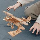 3D Wooden Puzzle Biplane Model Unique for Living Room Kitchen