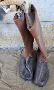 Botas de campo de lona soviéticas rusas talla 40 (255) US7 nuevas - Imagen 1 de 16