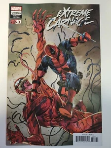Extreme Carnage Omega #1 Marvel 2021 Series Liefeld Deadpool 30th Variant 9.4 NM - Bild 1 von 2
