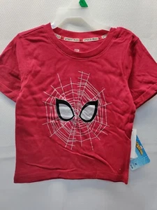 Marvel Spiderman Toddler Boy's Short Sleeve Red Graphic T-Shirt 5T - Picture 1 of 5
