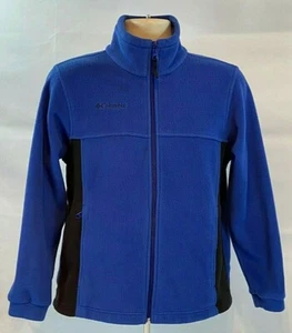 Columbia Sportswear Youth's Size:14/16 Full Zip Fleece Jacket Color: Blue/Black - Picture 1 of 12