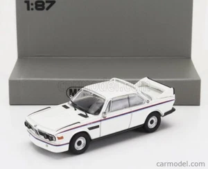 MINICHAMPS 020124 BMW 3.0 CSL (1973) WHITE - model is PLASTIC - HO or 1:87 scale - Picture 1 of 5