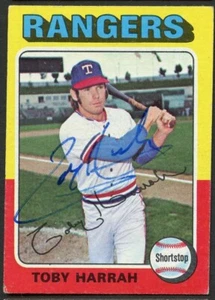 Toby Harrah #131 signed autograph auto 1975 Topps Baseball Trading Card - Picture 1 of 1