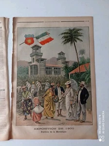 Le petit journal 1900 522 exposition universelle Paris Pavillon de la Martinique - Imagen 1 de 2