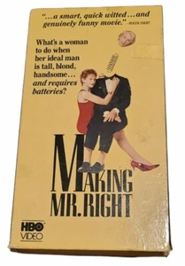 Making Mr. Right 1987 John Malkovich VHS Video tape guc - Picture 1 of 5