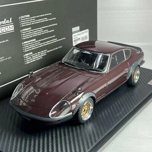 1/18 IG encendido #IG2455 Nissan Fairlady 240ZG (HS30) marrón - Imagen 1 de 2