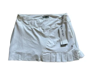 LIJA Skort Elite Pickleball Tennis Golf GONNA pieghe volant prezzo al dettaglio consigliato $110 Medium - Foto 1 di 9