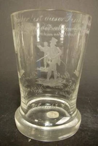 Biedermeier - Vaso de vaso erótico. Bohemia, hacia 1830. - Imagen 1 de 6