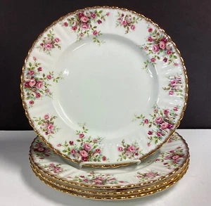 Set of 4 ~Royal Albert ~ Cottage Garden ~ 10 3/8" Dinner Plates ~ Mint - Picture 1 of 2