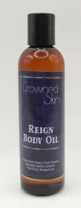 Crowned Skin REIGN Body OIL 4oz - All-Day Cologne Fragrance Moisturizer for Men - Picture 1 of 4