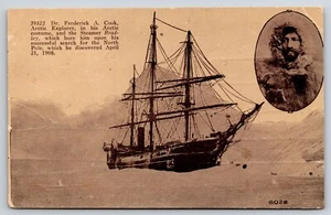 Dampfer Bradley Schiff Dr Frederick A Cook Polarexpedition Eisgebunden Schnee - Bild 1 von 2