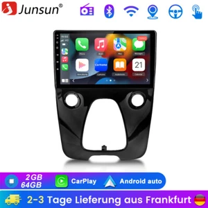 10" Autoradio Carplay Android 13 FM DAB+ Für Toyota Aygo Citroen C1/Peugeot 108 - Bild 1 von 18