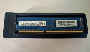 SK Hynix 4GB DDR3 RAM PC3-12800U 1600MHz 1Rx8 – HMT451U6BFR8C Lenovo FRU - Picture 1 of 3