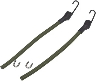 Correa elástica, cordón elástico de goma con hebilla, cordón de liberación rápida verde Foto 1 de 4