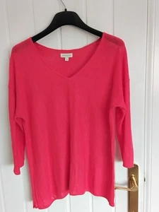 A Fine Knit Monsoon Top In Bright Orange, Size M - Picture 1 of 2