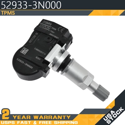 1x TPMS Tire Pressure Sensors 52933-3N000 For Hyundai Santa Fe Accent Kia Optima Foto 1 de 4