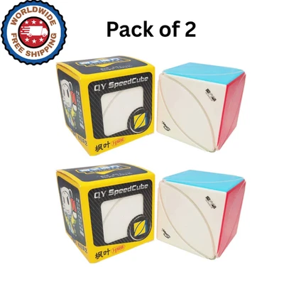 QIYI IVY STICKERLESS SPEEDCUBE NON MAGNETICO - (Confezione da 2) - Immagine 1 di 4