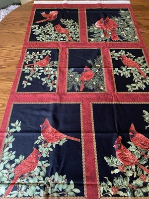 Benartex, A Festive Season panel by Jackie Robinson 24" x 44" - Image 1 of 3