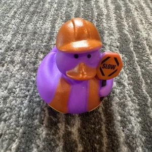 Rubber Duck Construction Purple Car Office Jeep Ornament Cruise Been Ducked New - Picture 1 of 8