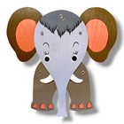 1970er Mertens-Kunst seltener Elefant 22 cm Vintage Hampelmann Figur Deko Defekt