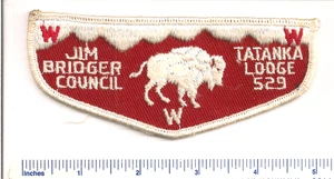 TATANKA LODGE 529 F2 FLAP WYOMING OA BSA - Picture 1 of 1