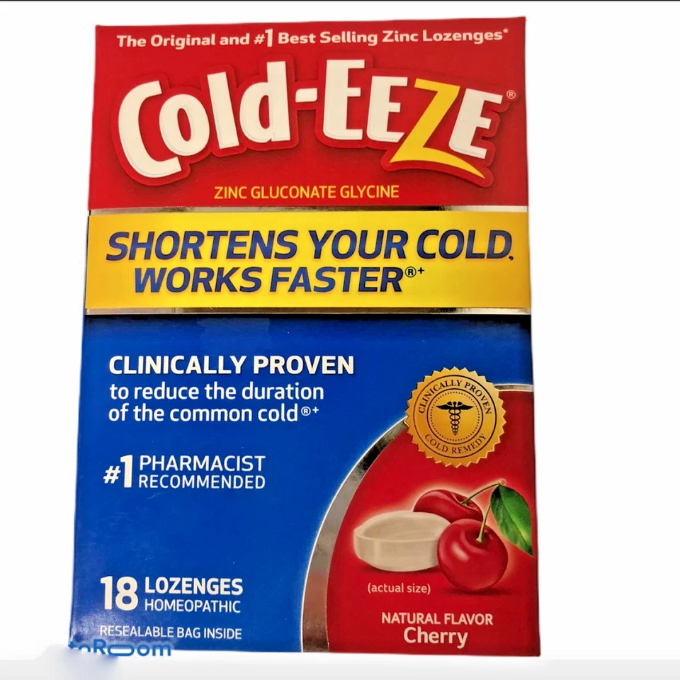 Pastilla Cold-EEZE Cold Remedy sabor cereza 18 unidades envío gratuito Foto 1 de 1