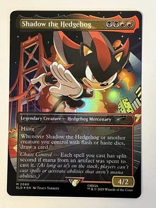 Shadow the Hedgehog (Rainbow Foil) Secret Lair Drop Foil MTG NM - Picture 1 of 2