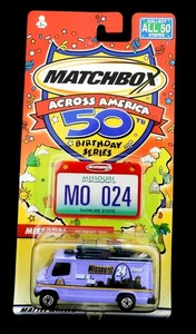 Matchbox Across America 50th Birthday Series Missouri TV News Van - Picture 1 of 3