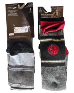 GAME OF THRONES Calcetines Atléticos para Hombre 4 PARES 6-12 Tallas de Zapato - Imagen 1 de 5