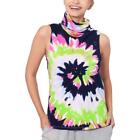 B&A by Betsy and Adam Womens Tie Dye Sleeveless Attached Mask Tank Top BHFO 0736