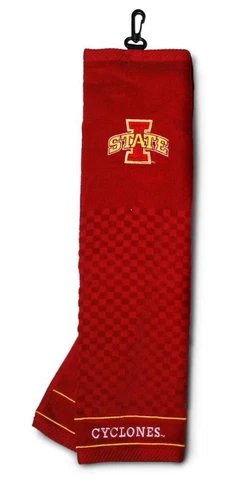 Iowa State Cyclones 16"x22" Embroidered Golf Towel [NEW] NCAA Golfing Cotton Cover