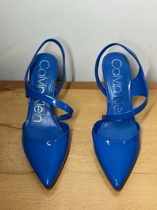 Calvin Klein blaue Damen-Heels Größe 7,5. " - Bild 1 von 6