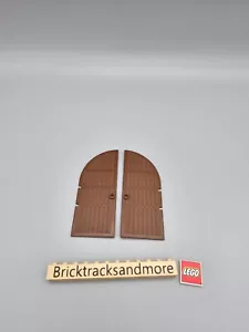 Lego® 2400 Brown Door 1 x 5 x 10 Curved Top 2 piezas - Imagen 1 de 1