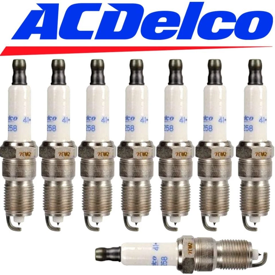 SET of 8 AC Delco 41-993 Iridium Spark Plugs 19256067 - Image 1 of 1