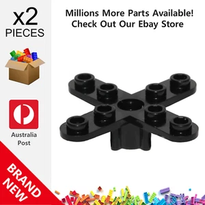 2x Genuine LEGO™ Black Propeller 4 Blade 5 Diameter with Rounded 67737 6324143 - Picture 1 of 2