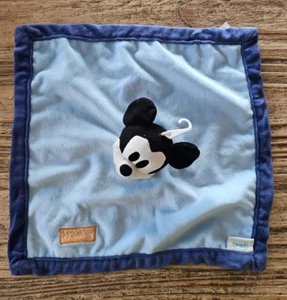 Disney Mickey Mouse Comforter Plush Lovey Blue Baby Security Blanket Sleep Toy - Bild 1 von 5
