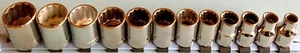 RARE 12 PIECE CRAFTSMAN 1/2 INCH DRIVE SAE SOCKET SET 12 PT USA MADE - Picture 1 of 8