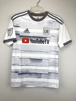 Camiseta de fútbol Adidas LAFC Los Angeles FC MLS Climalite DP3978 Youtube JUVENTUD M Foto 1 de 4