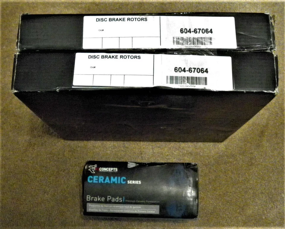 FRONT DISC ROTORS & PADS FOR NISSAN SENTRA 2013-2019 - Image 1 of 1