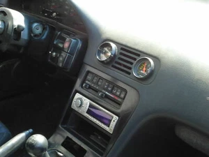 240SX S13 (1989-1993) Middle Vent Gauge Holder: Dual With Lines 52mm - Picture 1 of 3