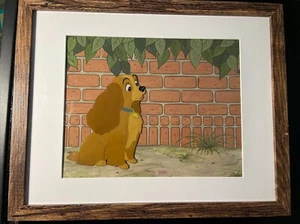 LADY AND THE TRAMP Animation Cels Walt Disney Production Art SCREEN USED X1 - Picture 1 of 3