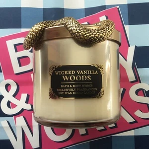 Bath And Body Works Halloween. Böse Vanillehölzer. Schlangendeckel. USA 🇺🇸Importiert. - Bild 1 von 4