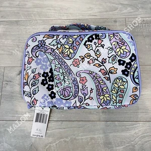 Vera Bradley Large Blush and Brush Makeup Case Maddelina Paisley Travel Cotton - Picture 1 of 8