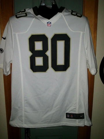 NEW ORLEANS SAINTS JERSEY JIMMY GRAHAM NIKE ON FIELD SIZE LG NEW AWESOME! L@@K! Cover