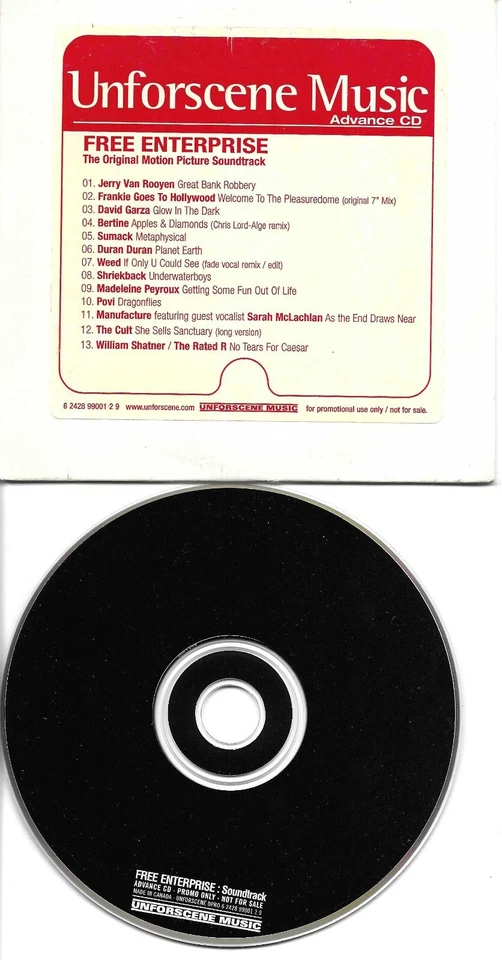 DURAN DURAN Sarah McLachlan & MIXES CULT Frankie Goes to Hollywood ADV PROMO CD Foto 1 de 1